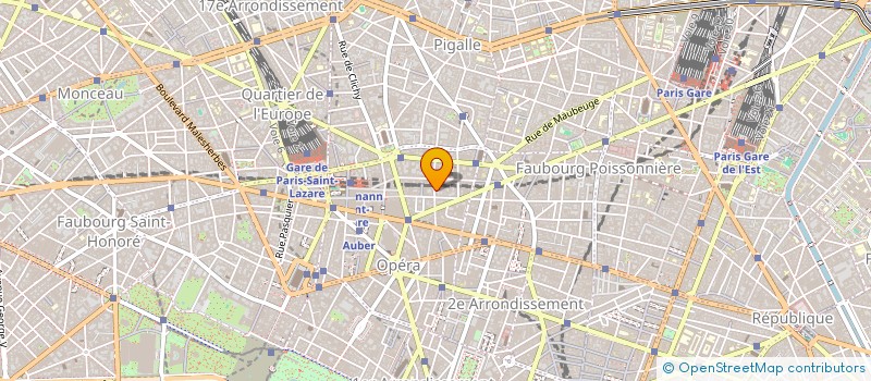 localisation de l'entreprise CENTAURUS OPERA FAUBOURG  PARIS