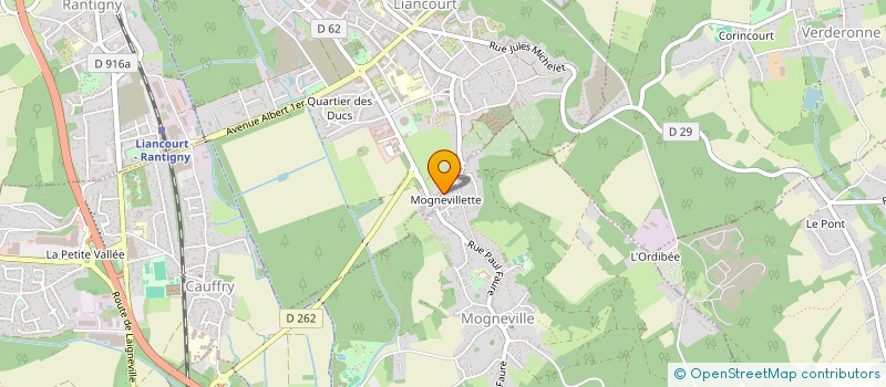 localisation de l'entreprise CENTDREY  LIANCOURT