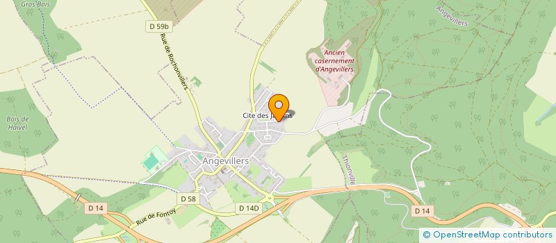 localisation de l'entreprise CENTEMIA CONSEILS SELARL à ANGEVILLERS