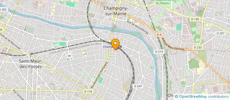 localisation de l'entreprise CENTENAIRE IMMOBILIER  ORMESSON-SUR-MARNE