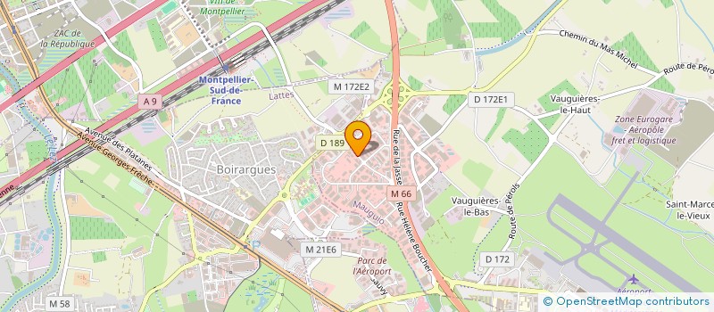 localisation de l'entreprise CENTER  MAUGUIO