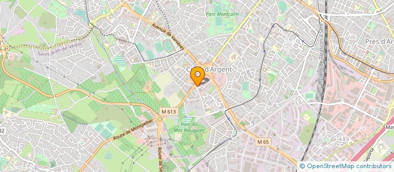 localisation de l'entreprise CENTER AUTOMOBILES à MONTPELLIER