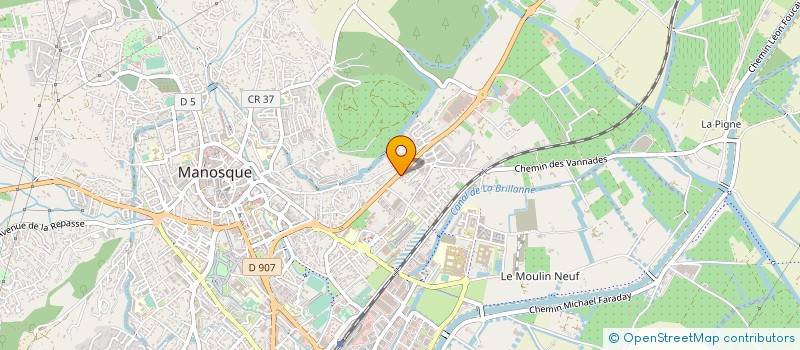 localisation de l'entreprise CENTER CARS LOISIRS à MANOSQUE