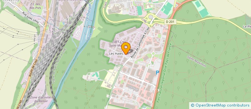 localisation de l'entreprise CENTER COIFF'' à SAINT-MAXIMIN