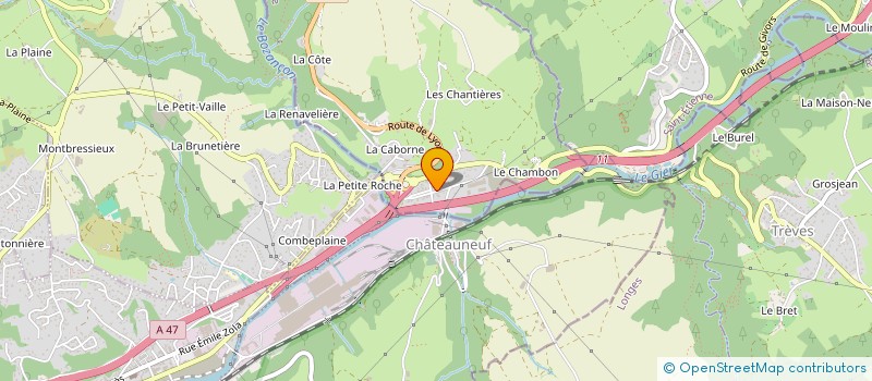 localisation de l'entreprise CENTER HOTEL  CHABANIERE