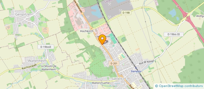 localisation de l'entreprise CENTER KIDS 2  SIERENTZ