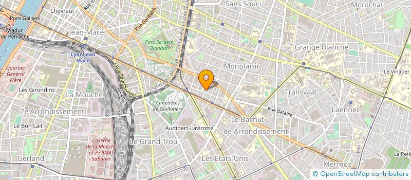 localisation de l'entreprise CENTER LOISIRS à LYON