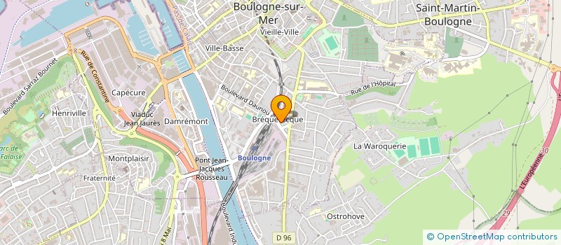 localisation de l'entreprise CENTER TRAINING BOULOGNE SUR MER à BOULOGNE-SUR-MER