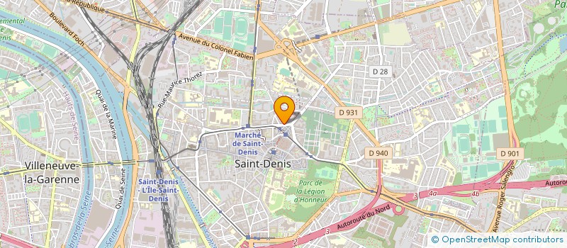 localisation de l'entreprise CENTERPHONE  SAINT-DENIS