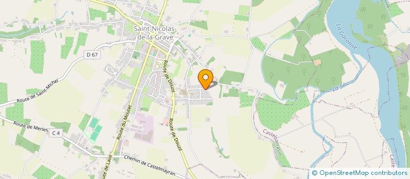 localisation de l'entreprise CENTIARE IMMOBILIER  SAINT-NICOLAS-DE-LA-GRAVE