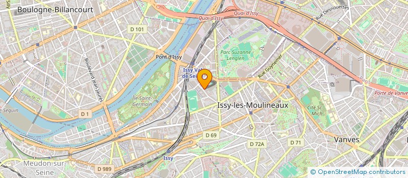 localisation de l'entreprise CENTIEME SINGE à ISSY-LES-MOULINEAUX