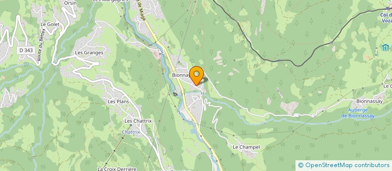 localisation de l'entreprise CENTINELA DI U SOLI  SAINT-GERVAIS-LES-BAINS