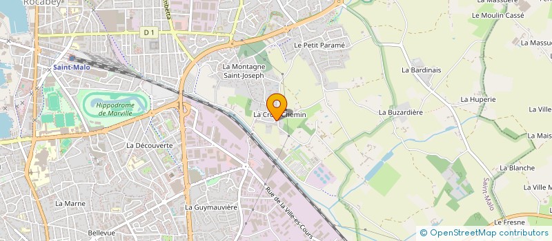 localisation de l'entreprise CENTIPEDE MUSIC  SAINT-MALO