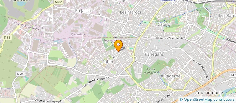 localisation de l'entreprise CENTONZE à TOURNEFEUILLE