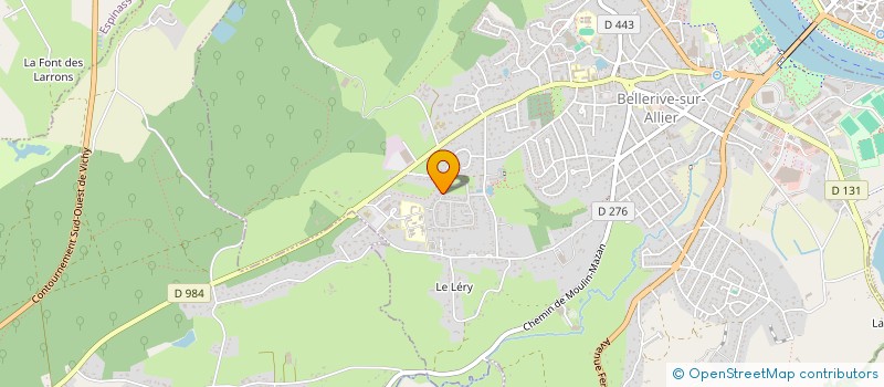 localisation de l'entreprise CENTOPIA  BELLERIVE-SUR-ALLIER