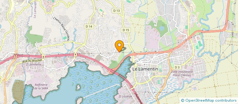 localisation de l'entreprise CENTR'ALIZES  LE LAMENTIN