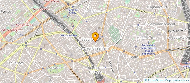 localisation de l'entreprise CENTR'ALU FRANCE MENUISERIE VERANDAS à PARIS