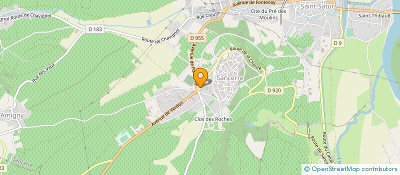 localisation de l'entreprise CENTR'ASSUR  SANCERRE