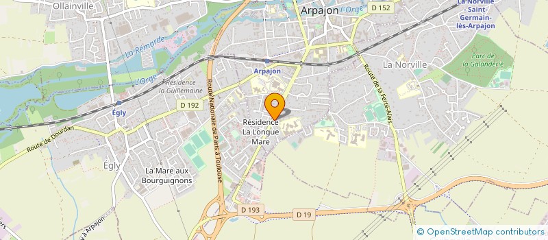 localisation de l'entreprise CENTR AUTO 91 à ARPAJON