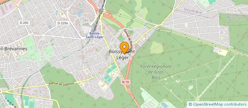 localisation de l'entreprise CENTR COM ACTI SOC BOISSY ST LEGER à BOISSY-SAINT-LEGER