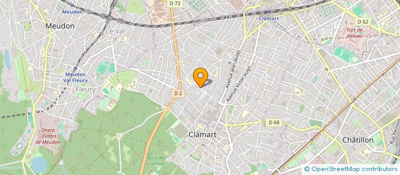 localisation de l'entreprise CENTR CONSEIL ADAPTAT PERFECT à CLAMART
