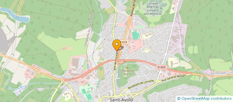 localisation de l'entreprise CENTR CULTUREL LOISIR DETENTE UNION FRAT  SAINT-AVOLD