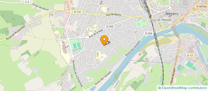 localisation de l'entreprise CENTR'ELEC à NEVERS