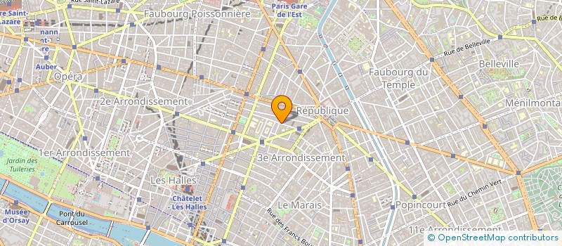 localisation de l'entreprise CENTR ETUD RECHERCH INNOVATION à PARIS