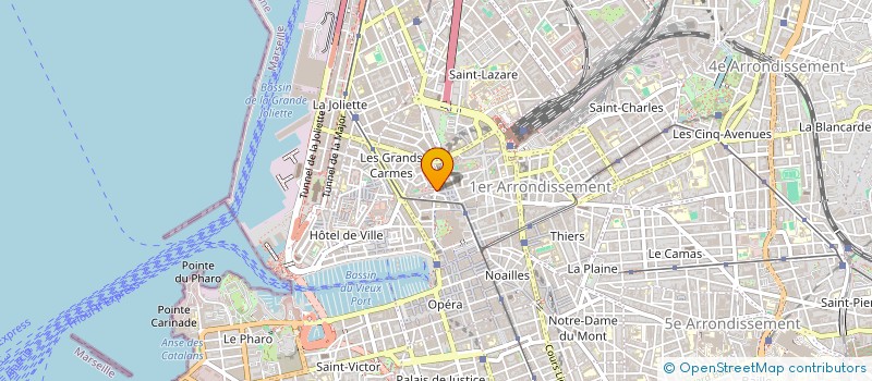 localisation de l'entreprise CENTR INFORMATIQUE LOGEMENT à MARSEILLE