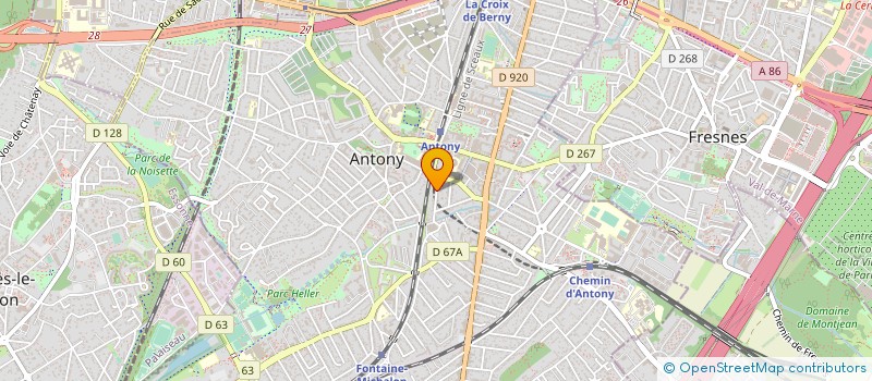 localisation de l'entreprise CENTR INTERNAT RECHER FINANC à ANTONY