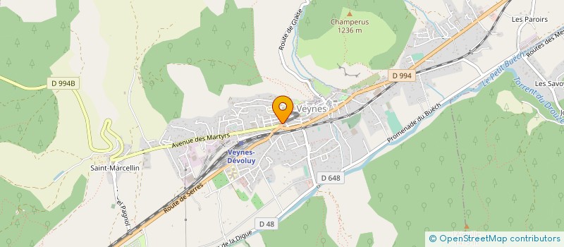 localisation de l'entreprise CENTR MUNIC TOURIS FORMA à VEYNES