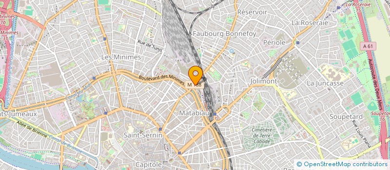 localisation de l'entreprise CENTR'OM à TOULOUSE