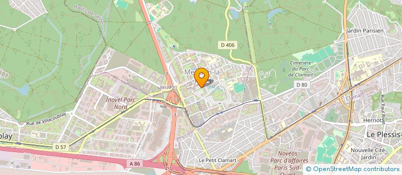 localisation de l'entreprise CENTR ORTHODOXE INFORMATION  MEUDON