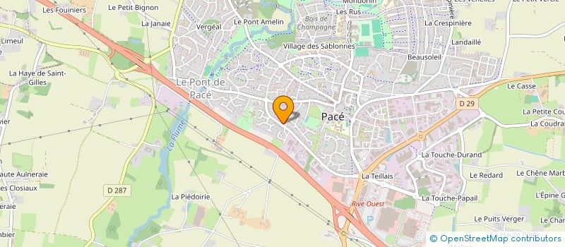 localisation de l'entreprise CENTR PROTECTION INCENDIE D ARMOR à PACE