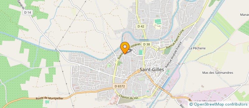 localisation de l'entreprise CENTR REUTILISA D3E ENVIRON SOLIDARITE à SAINT-GILLES