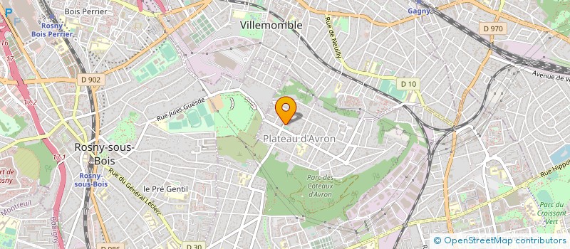 localisation de l'entreprise CENTR SOCIAL NEUILLY PLAISANCE à NEUILLY-PLAISANCE