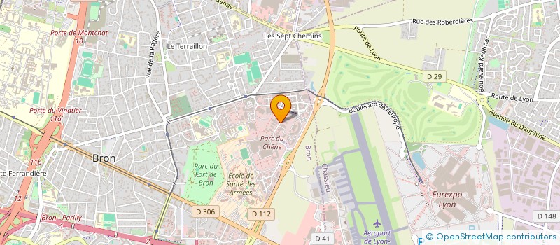 localisation de l'entreprise CENTRA FRANCE à BRON