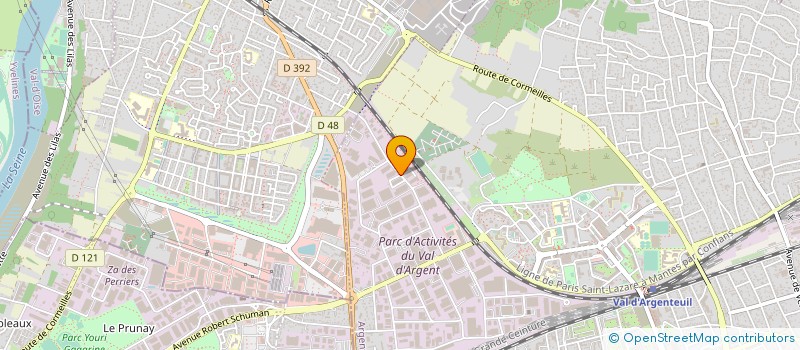 localisation de l'entreprise CENTRA MATIC CTRE ACHAT DISTRIB AUTOMATI  ARGENTEUIL