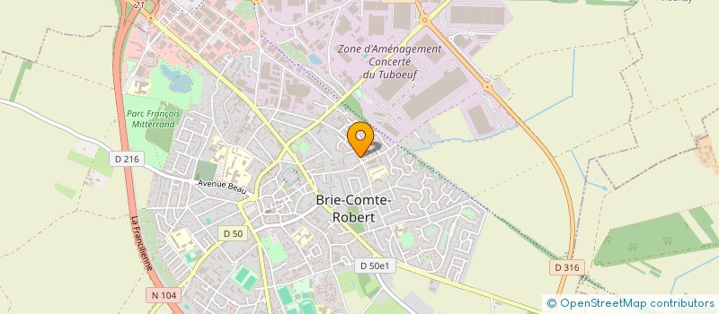 localisation de l'entreprise CENTRADIS à BRIE-COMTE-ROBERT