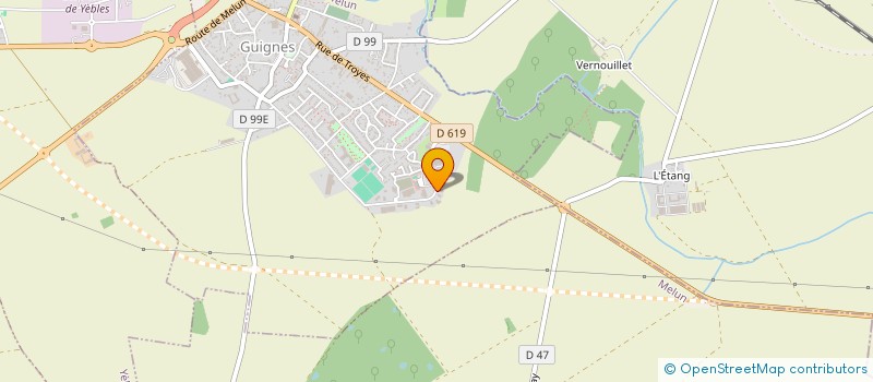 localisation de l'entreprise CENTRAFFAIRES  GUIGNES