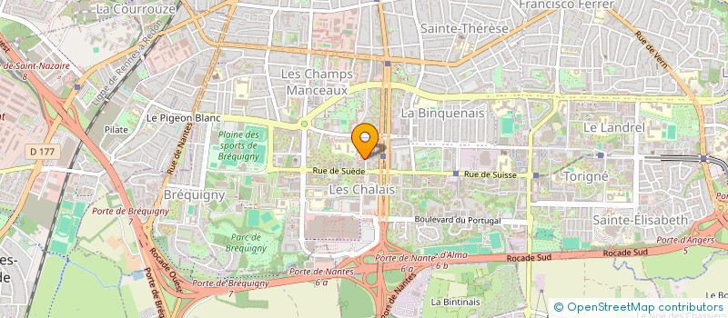 localisation de l'entreprise CENTRAFRIQUE ACTIONS SANS FRONTIERE  RENNES