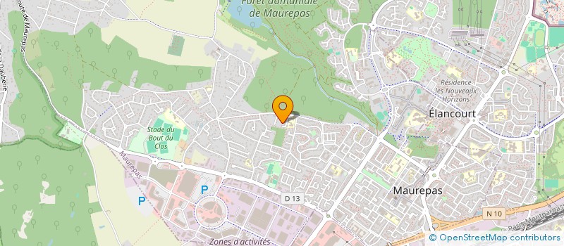 localisation de l'entreprise CENTRAFRIQUE ENERGIES RENOUVELABLES ET DEVELOPPEMENT  MAUREPAS