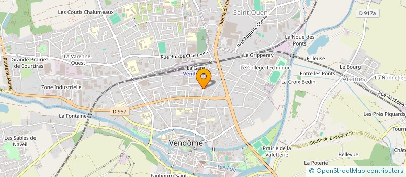 localisation de l'entreprise CENTRAIDER à VENDOME