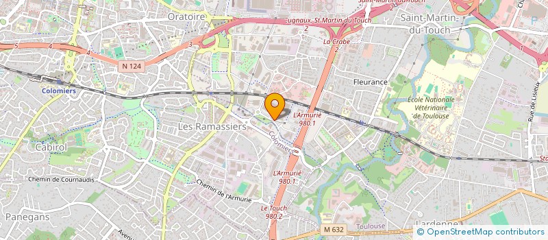 localisation de l'entreprise CENTRAKOR WEB à TOULOUSE