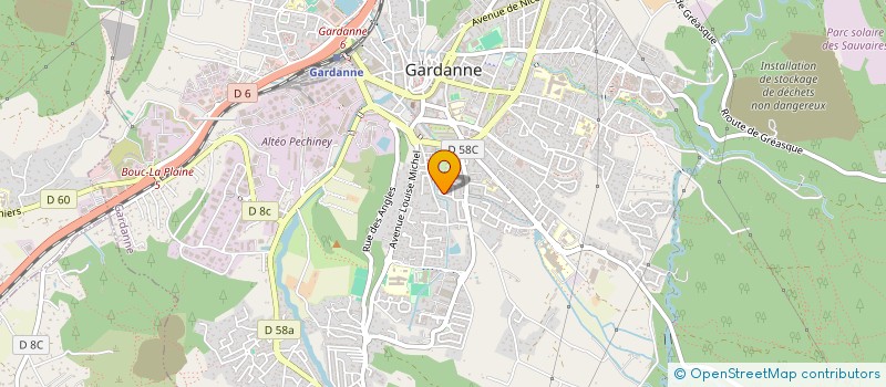 localisation de l'entreprise CENTRAL à GARDANNE