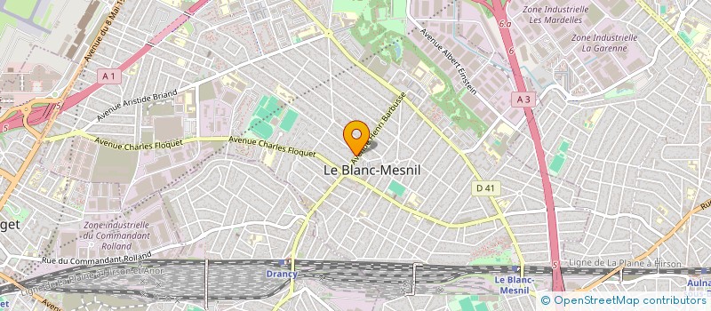 localisation de l'entreprise CENTRAL à LE BLANC-MESNIL