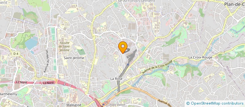 localisation de l'entreprise CENTRAL'ACHAT NARCISSE à MARSEILLE