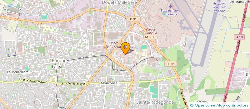 localisation de l'entreprise CENTRAL AUTO à TOURS
