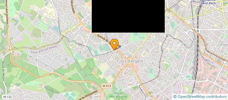 localisation de l'entreprise CENTRAL AUTOS à MONTPELLIER