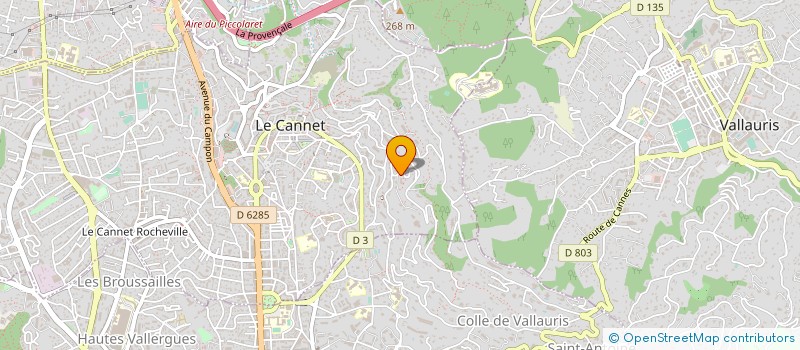 localisation de l'entreprise CENTRAL BAGS à LE CANNET